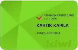 Yes Bank’s Kiwi Credit Card