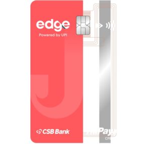 Jupiter Edge CSB Bank RuPay Credit Card